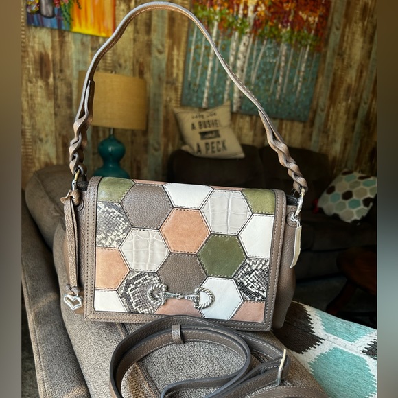 Brighton Meadow Medium Flap Leather Bag